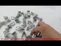 Custom 4 Holes Couch Spring Sofa Clip Hardware Accessories Fixing Zigzag Spring