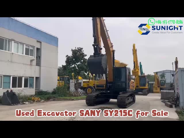 人気モデル クローラー掘削機 SY215C 状態良好 21トンの新型掘削機 SY215C