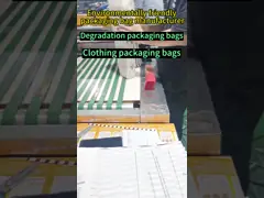 Glassine paper bag custom printing manufacturer, environmentally friendly clothing bags, self-adhesi