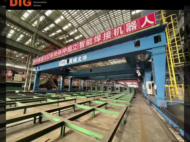 ブロックパネルの溶接システム