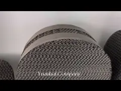 Corrugated 350Y Metal Structured Packing For Desorption Tower