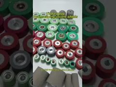 Noise Reduction Rubber Wheels For  Hot Air Sewing Machine With High Pressure Resistance
