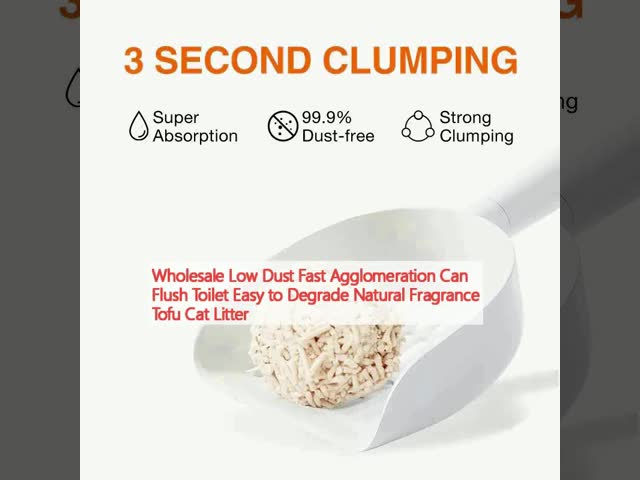 Fast Agglomeration Fragrance Tofu Cat Litter Low Dust Cat Litter