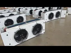 Low Temperature Storage Performance Commercial Evaporative Air Cooler with 2 Fans video