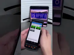 Imprimante de codes à barres 2D portative PDA Android 11 robuste avec caméra frontale 8MP et moule privé