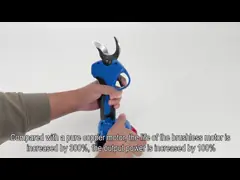 Professional Brushless Cordless Electric Red 21V Power Pruner for Gardening