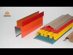 Transfer Extruded Aluminium Slat Ceiling Panels , Suspended Strip Ceiling