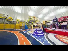 Children'S Naughty Castle Macaron Style Indoor Theme Park High Durability