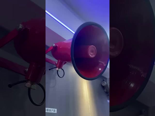 High SPL Analogue Explosion Proof Horn Speaker with IP66 Ingress Protection and 115 dB at 1 Meter SPL
