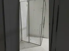 Customizable Tempered Glass Shower Enclosure with Multiple Size and Configuration Options
