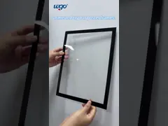 A4 210mm X 297mm Wall Mounted Sign Holder ODM Clear Plastic Material