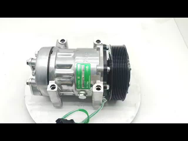 油圧ショベル部品 24V 8PK A/Cコンプレッサー VOE14659238 Volvo EC350D EC380D EC480D 油圧ショベル用エアコンコンプレッサー 14659238 ビデオ