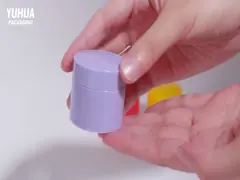 Empty Eye Cream Jar 5g 10g 15g Plastic Lip Balm Container With Lid