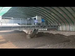 Tekerlek Tipi Gübre Dönüştürücü Organik Gübre Fermantasyon Gübre Makinesi Basit Çalışma