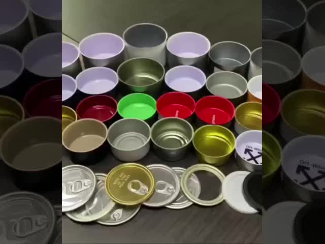 チリパテや肉牛肉の包装用のカスタマイズされた丸い缶詰 食品包装用の缶詰