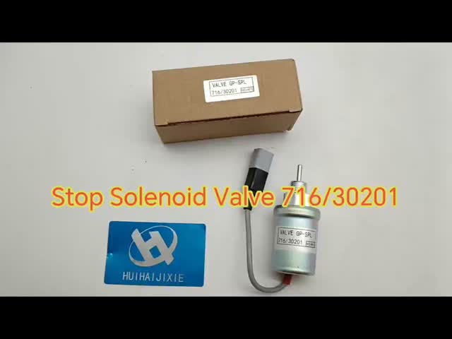 Stop Solenoid 716/30201 71630201 716-30201 With JCB Excavator 8040ZTS 8045ZTS