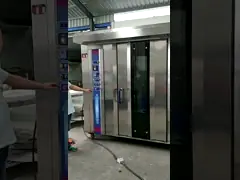 YKZ-100AD/YZD-100AD/YKG-100AD Electric Gas Diesel Oil 380V/220V 32 Trays Bakery Rotary Oven With Trays And Trollery