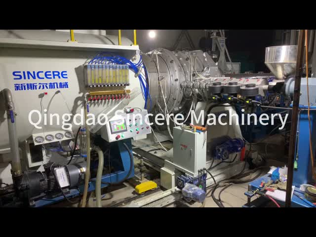 PE/HDPE/PP ダブルホールウォールスピラル・ワンドパイプ・マシン・ライン