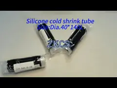 Silicone cold shrink tube for 1/2 jumper and RRU connector insulation and protection
