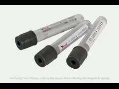 Air Shipping Vacuumed Blood Collecting Tube for Glucose Metabolism Inhibition and Sugar Degradation Prevention