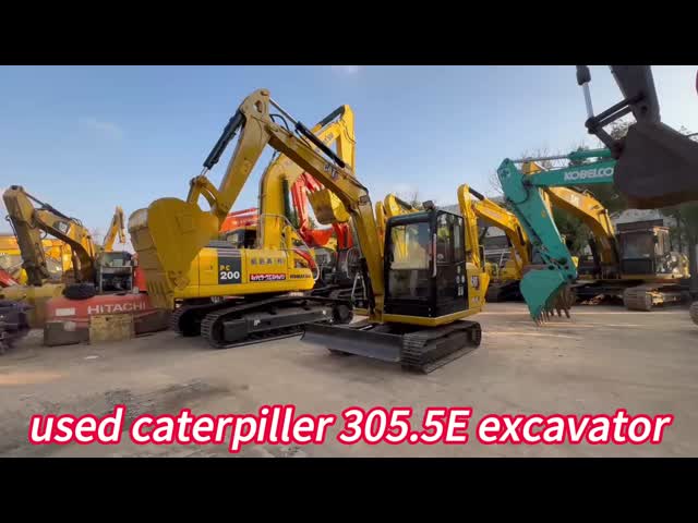 Оригинальный гидравлический цилиндр использованный CAT 305 мини экскаватор 5тонный погрузчик в Японии