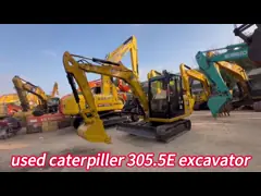 Good Condition Japan Original Mini Used Caterpillar Cat 305.5 Hydraulic Crawler Excavator video