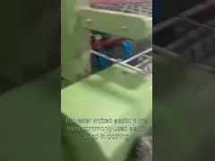 Large Stock Cheap 2 Inch Black Polyester Knitted Elastic For Garment