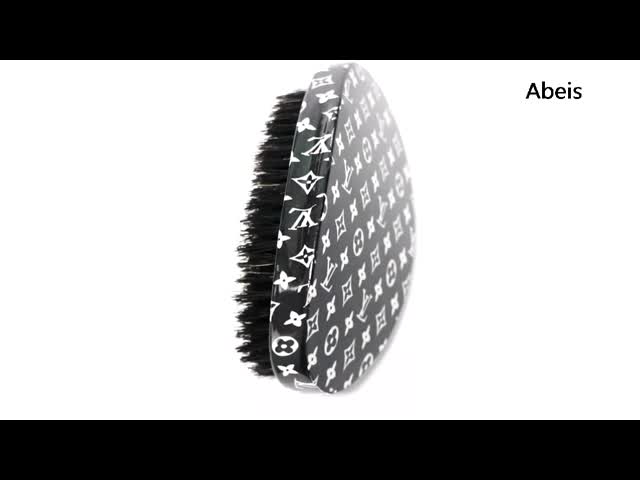 Ergonômica Custom 360 Wave Brush Brush de madeira de penteado de cabelo para homens