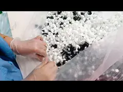 mini round empty plastic roller ball skin care 5ml airless pump bottle