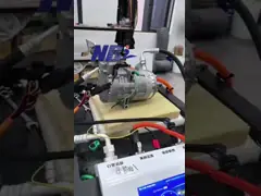 Performance test of Electric Vehicle AC Compressor test noise test cooling effect