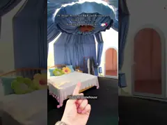 Dome Tent Resort Waterproof Dome Dessert Tent Luxury Double Dome House Clear Bubble Tent