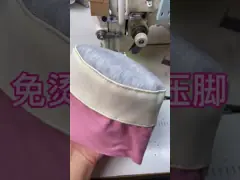 Free ironing hem pressing foot