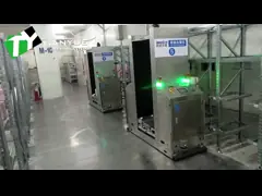 AGV Véhicule à guidage automatique Mcnamum roue à entraînement latéral Accrochage Téléscopique Plateforme de levage Charge 150kg personnalisée video