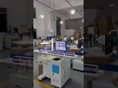 Automatische partijmarkering Glasvezellasermarker met transportband voor onregelmatige metalen