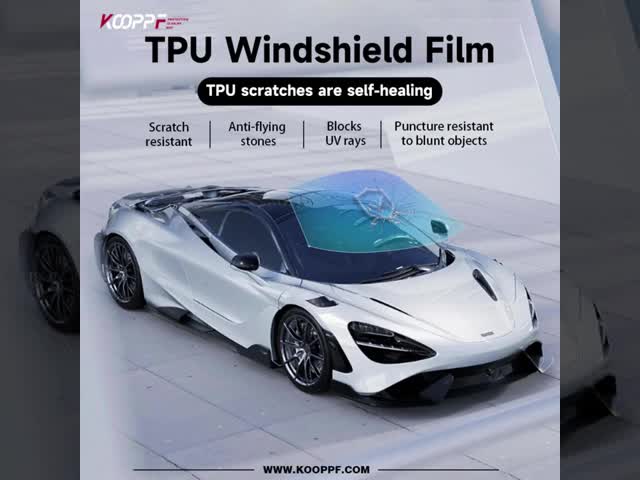 自治性 孔付き 自動車 窓ガラス フィルム TPU 車 窓ガラス 保護フィルム