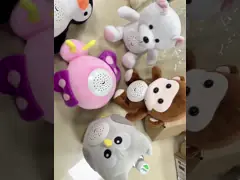 New Baby Plush Starry Night Dream Projection Light Music Soothing Doll Sleep Children Creative Gift Toys