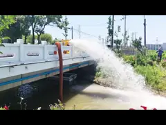 জল পাম্প এবং বন্যা প্রতিরোধ এবং খালাসের জন্য প্রযুক্তিগত সমাধান 3000 M3/H