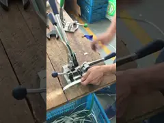 Versatile Manual Combination PP Strapping Tool for Tensioning Sealing and Cutting