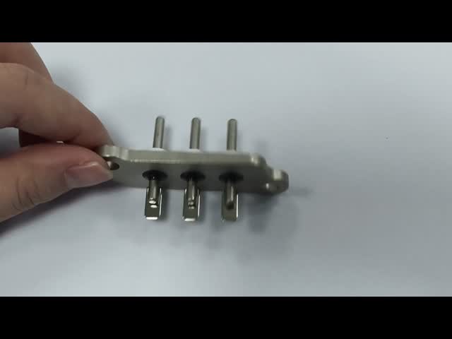 Nickel-Plated Short Welding Tab Sealed Terminal with 30.6mm Needle Length and 1000MΩ Insulation Resistance