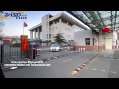 Hydraulic Automatic Bollards with Rising Beam Gate Access Control System