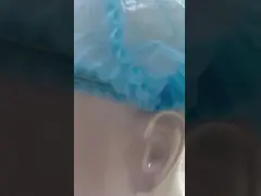 V101 Disposable Non-Woven PP Strip Bouffant Hairnet Clip Mob Cap for OEM Manufacture