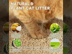 Soybean Cat Litter Dust Free Strip Shape for Easy Cleaning and Odor Control