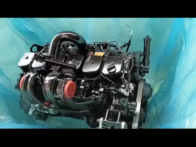 Construction Machinery Parts Original Diesel Engine Assembly QSB5.9 47202-3005 3284906 for Cummins Excavator Engine QSB5.9 video