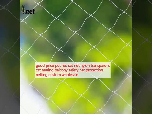 Nylon Pet Safe Net Transparent Balcony Protection Net Customized