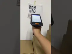 5.5 pouces robuste terminal de poche industriel longue portée RFID UHF lecteur 4G Android PDA pour la gestion des stocks d'entrepôt