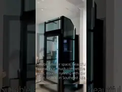 Office Platform Traction Type Elevators 500-1000 Kg Capacity Gear And Motor Drive System