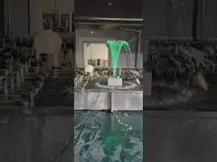 3D rotary nozzle group fountain