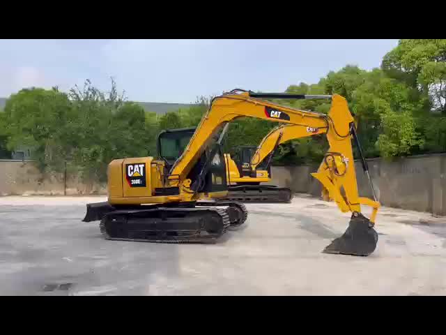 8 Ton CAT 308E2 Secondhand Caterpillar Excavator Japan Made Used CAT Crawler Excavator  Construction Machinery