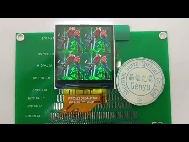 1.54 Inch LCD Display TFT LCD Screen 240*240 Dots ST7789 2.8V 15pin FPC SPI