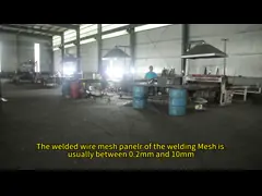 Square Metal Wire Mesh Panels Electro And  Hot Dipped Galvanized  2.5m-8m